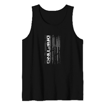 Discover American Flag Car Racing Drifting Tank Tops