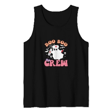 Discover Boo Boo Crew quote nurses cool Halloween nurses Costume Tank Tops