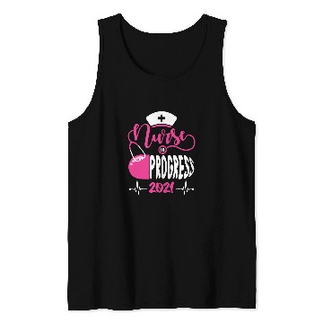 Discover Nursing Student Graduation In Progress nurses Grad Class 2 Tank Tops