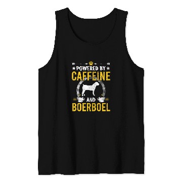 Discover Powered By caffeines and Boerboel Dog Lovers Tank Tops