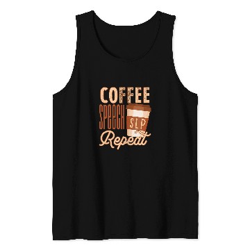 Discover Coffee Speech Language Pathology SLP Speech Pathologist SLPA Tank Tops
