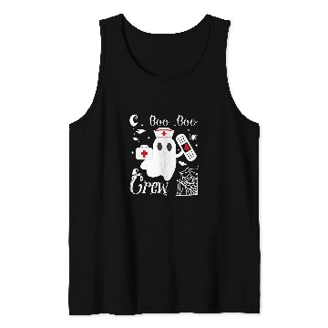 Discover Boo Boo Crew Funny ghosts nurses Halloween Costume Tank Tops