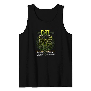 Discover Celtic Zodiac Sign Cat Druid Celtic Tree Astrology Tank Tops