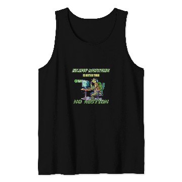Discover Funny computer science programmer coding tortoise help desk Tank Tops