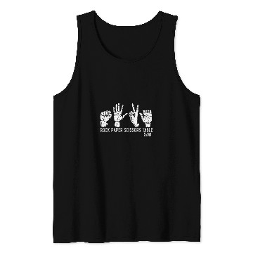 Discover Carpenters Woodworker Rock Paper Scissors Table Saw Tank Tops
