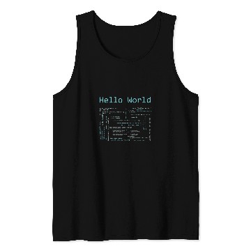 Discover Hello World Computer Programming Languages Computer Science Tank Tops