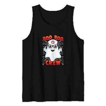 Discover Groovy Boo Boo Crew nurses Funny Halloween nurses Tank Tops