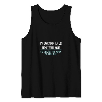 Discover Programmer gift for work colleagues at work and work Tank Tops