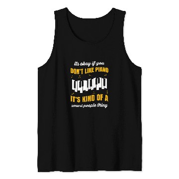 Discover Funny Piano Music gift for orchestra musicians musical instrument Tank Tops