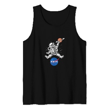 Discover Funny Basketball Astronaut Basketball NASA Tank Tops