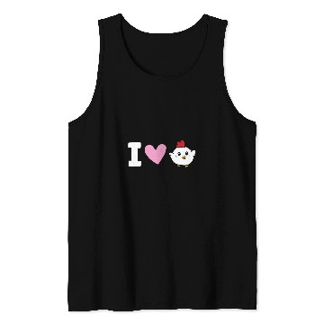 Discover Chickens Love I Love Chickens Tank Tops