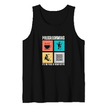 Discover funny Computer Science enthusiast Programming Its The Peace Tank Tops