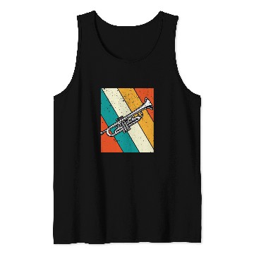 Discover Funny Trumpet Trumpeter Instrument Trumpet 5 Tank Tops