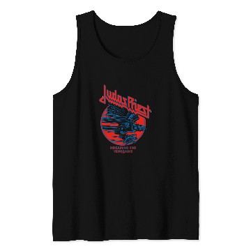 Discover Judas Priest Screaming For Vengeance Blue Eagle Tank Tops