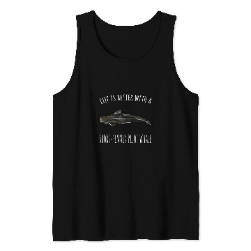 Discover Life Is Better With A Short Finned Pilot Whale Lover Tank Tops