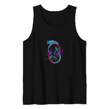 Discover Funny Drummer Hardstyle Techno Trance Hardcore Drum n Bass Frenchcore Goa Tank Tops