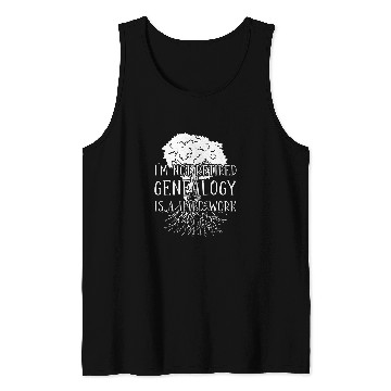 Discover Genealogy Genealogist 2 Tank Tops