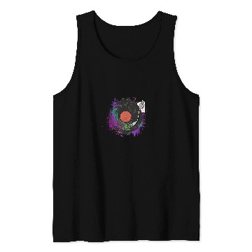 Discover Funny Drummer Techno Hardcore Gabber Ecstasy Satan Frenchcore Drum n Bass 2 Tank Tops