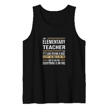 Discover Elementary Teacher Definition Funny Job Tank Tops