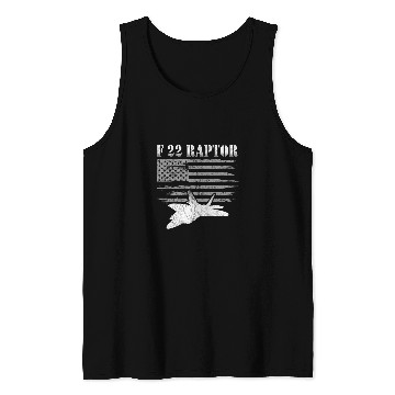 Discover F22 Raptor American Flag Pilot 1 Tank Tops