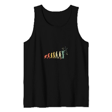 Discover Funny trombones Retro vintages Evolution Funny Trombone Tank Tops