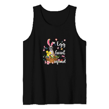 Discover Boxer Pet Happy Easter Day Easter Colorful Egg Hunt Tank Tops
