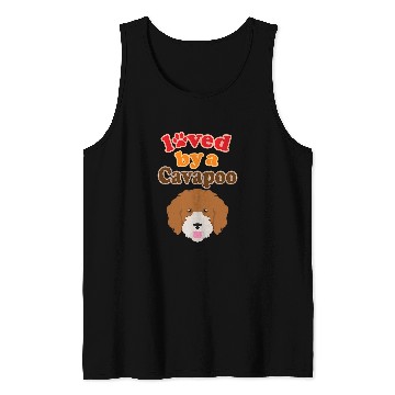 Discover Cavalier Pet Poodles Cavapoo Dog Gift Poodle Cavalier King Charles Spaniel Poodle Tank Tops