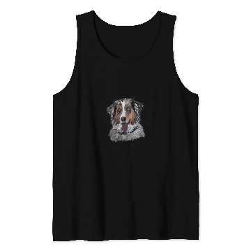 Discover Border Collie Pet Sweet Border Collie Dog Design Tank Tops