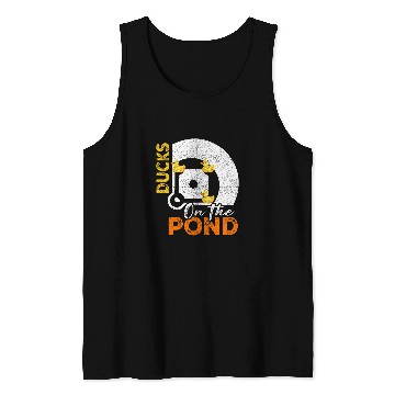 Discover Sport Baseball Ducks on the Pond Baseball Field Softball Saying Graphic Tank Tops