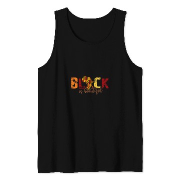 Discover Black Is Beautiful Black History Juneteenth Black Women Men Tank Tops