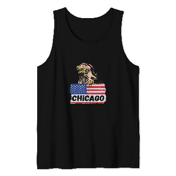 Discover American Eagle claws US Flag Biker und Trucker Chicago Tank Tops