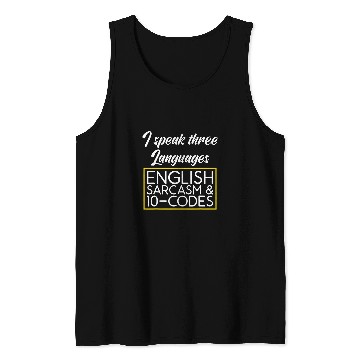 Discover 911 Dispatcher Funny Dispatch 10Codes Tank Tops