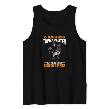 Discover Boston Terrier Pet Therapy Tank Tops