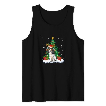 Discover Cavalier Pet Funny Cavalier King Charles Spaniel Christmas Tree Gift Tank Tops