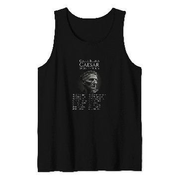 Discover Gaius Julius Caesar World Tour Ancient Rome History SPQR Tank Tops