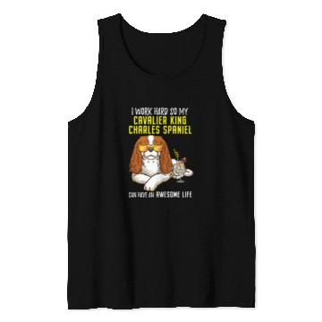 Discover Cavalier Pet Funny Cavalier King Charles Spaniel Ruby Gifts Tank Tops