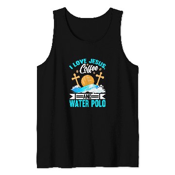Discover Christian Water Polo I Love Jesus Water Polo Player Christ Tank Tops