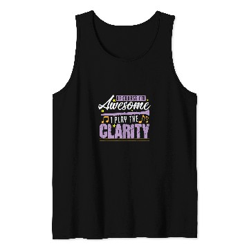 Discover Funny Clarinet Clear Clarinet Tank Tops