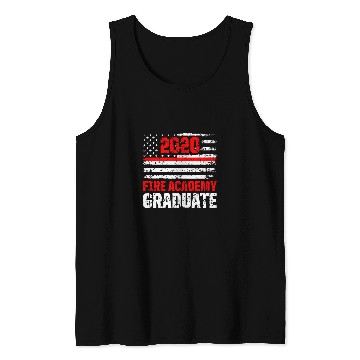 Discover Academy Student Fireman Graduation Tank Tops