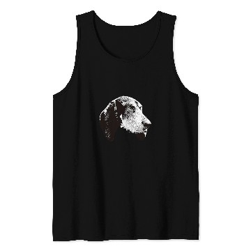 Discover Coonhound Pet Bluetick Coonhound Face Tank Tops
