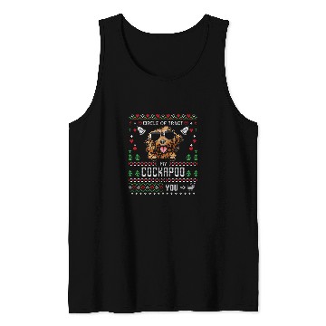 Discover Cockapoo Pet Circle Of Trust My Cockapoo Funny Ugly Christmas Tank Tops