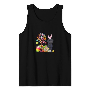 Discover Cockapoo Pet Black Cockapoo Easter Egg Tree Dogs Bunny Easters Day Tank Tops