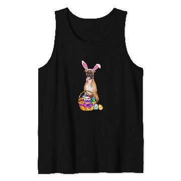 Discover Boxer Pet Easter Egg Funny Boxer Easter Tank Tops