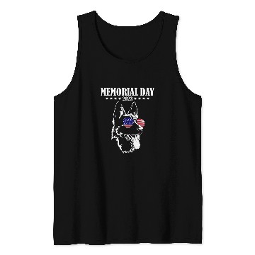 Discover German Shepherd Pet Memorial Day Tank Tops