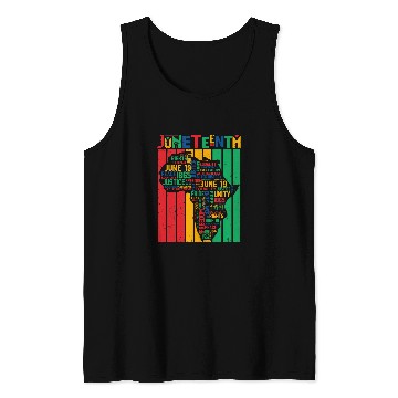 Discover Juneteenth African American Freedom Black History June 19 15 Tank Tops