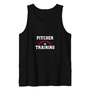 Discover Sport Baseball Pitcher In Training Boys Softball Pitcher Pitching Tank Tops