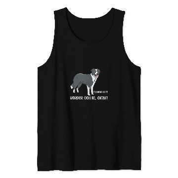 Discover Border Collie Pet Holder Tank Tops