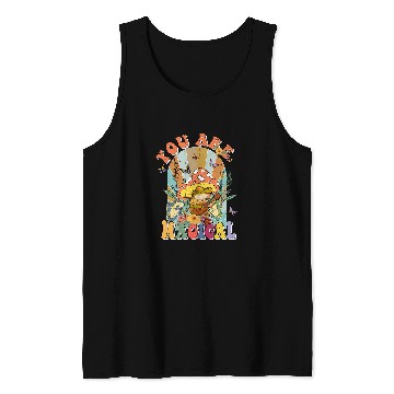 Discover Funny Banjo Frog Mushroom Hat Frog Playing Banjo Cottagecore Aesthetic Tank Tops