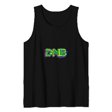 Discover Funny Drummer DNB Heavy Glitch Junglist Drum n Bass Breakbeat Crew Tank Tops