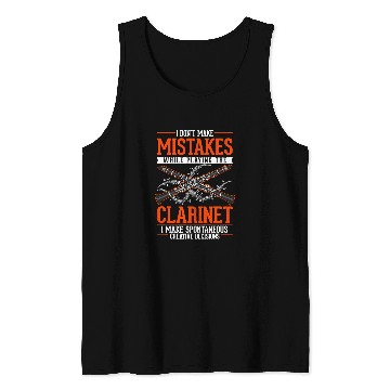 Discover Funny Clarinet Creative Decisions Clarinetist 1 6 Tank Tops